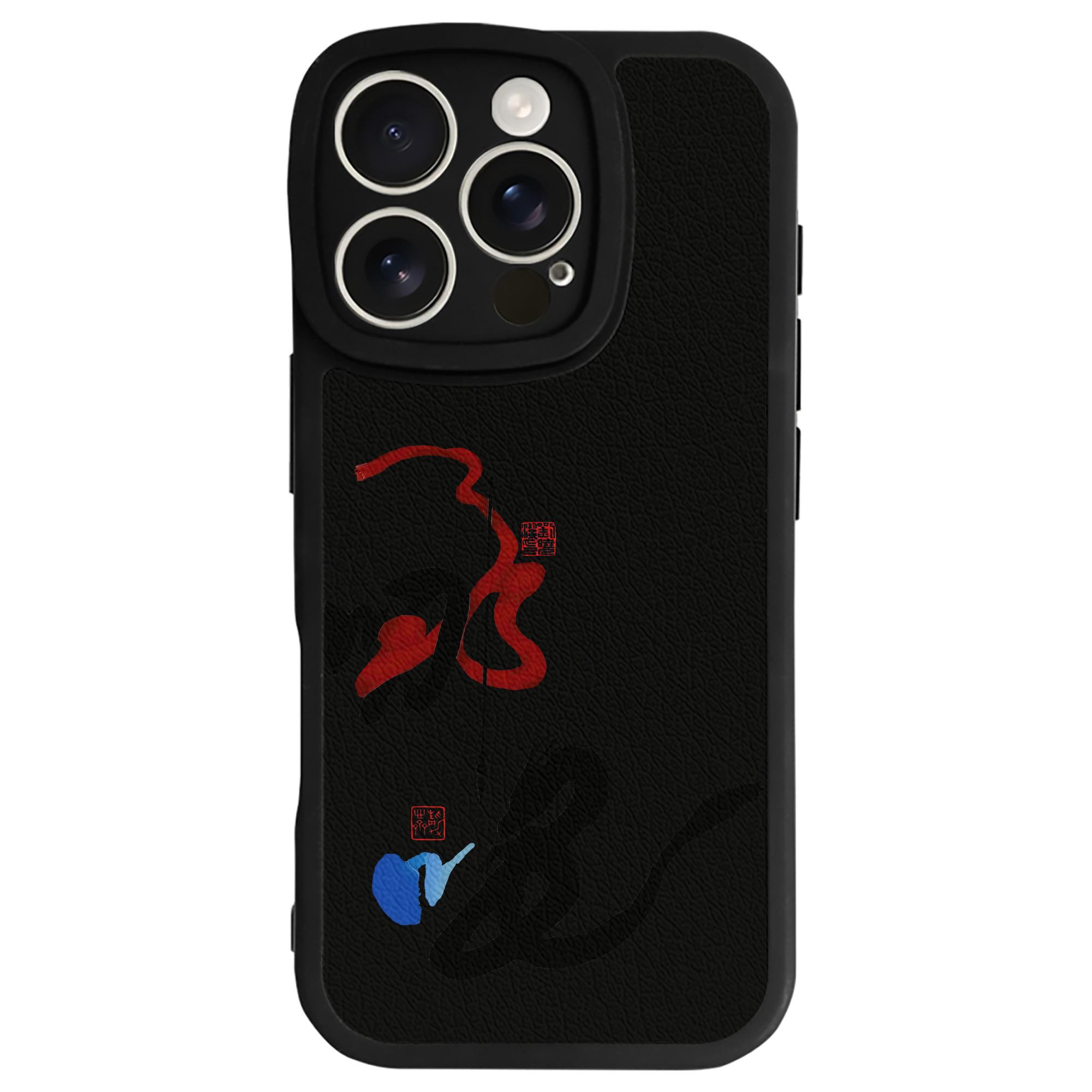 （画像用） Ne Zha 2 ナタ 魔童の大暴れ 【iPhone 16シリーズ対応】シリコンスマホケース（レザー調） 材質：シリコン